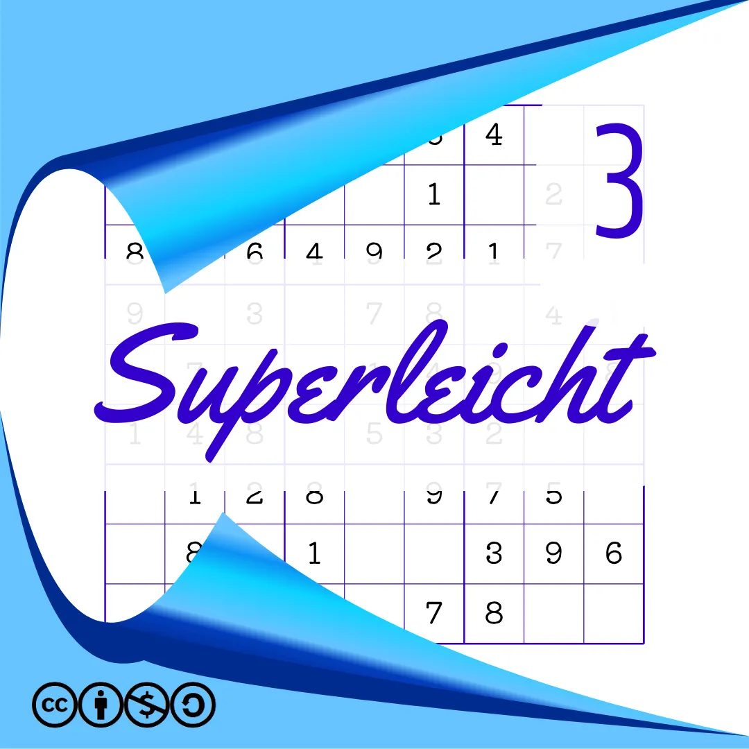 Sudoku Superleicht Heft Nr. 3