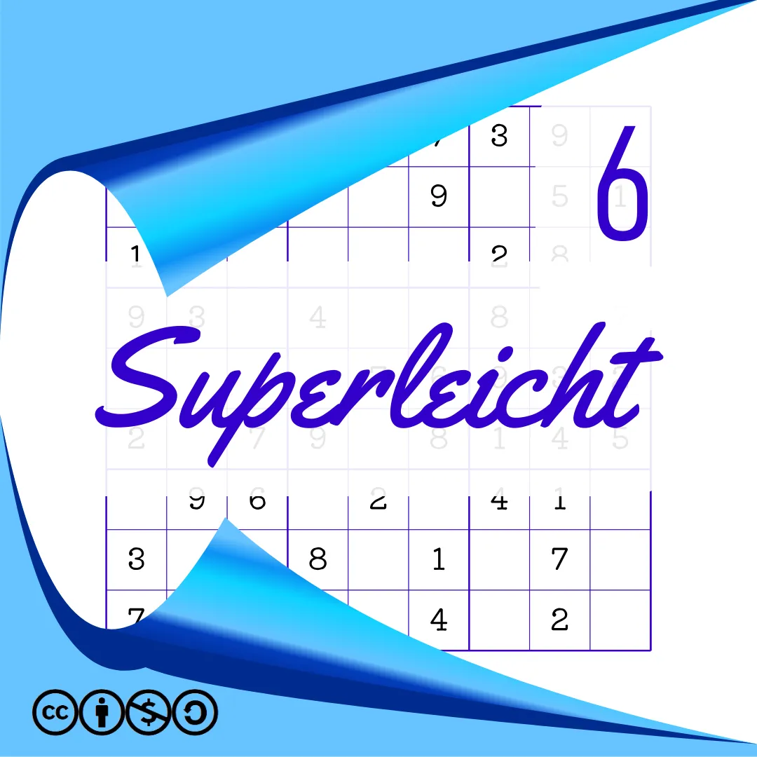 Sudoku Superleicht Heft Nr. 6