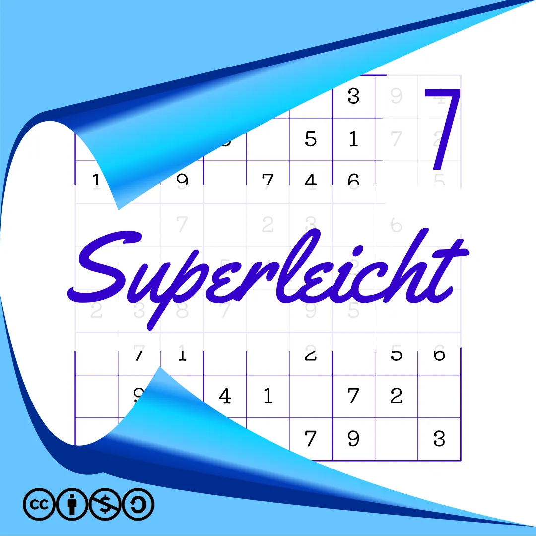 Sudoku Superleicht Heft Nr. 7