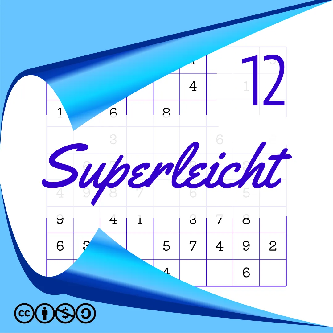 Sudoku Superleicht Heft Nr. 12