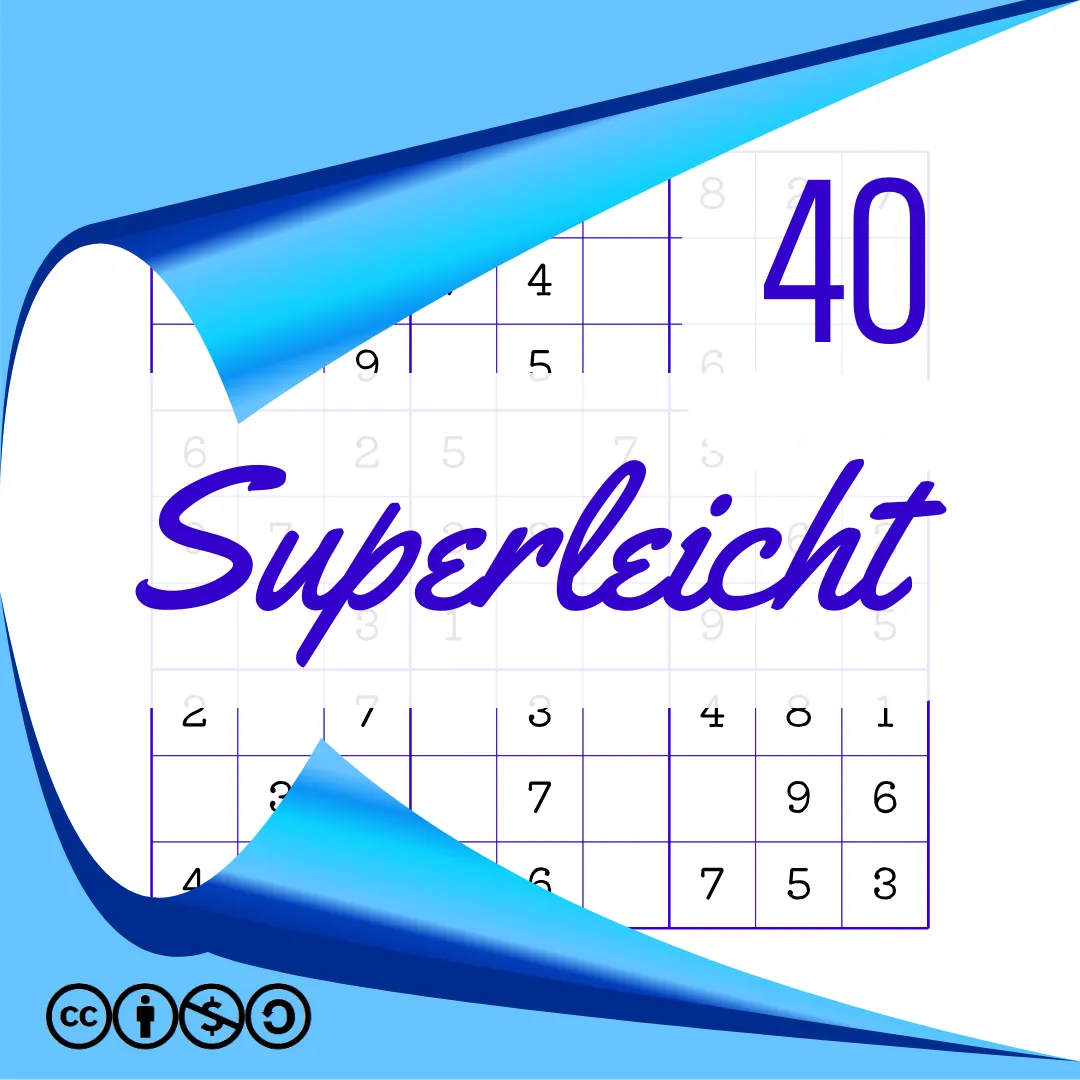 Sudoku Superleicht Heft Nr. 40