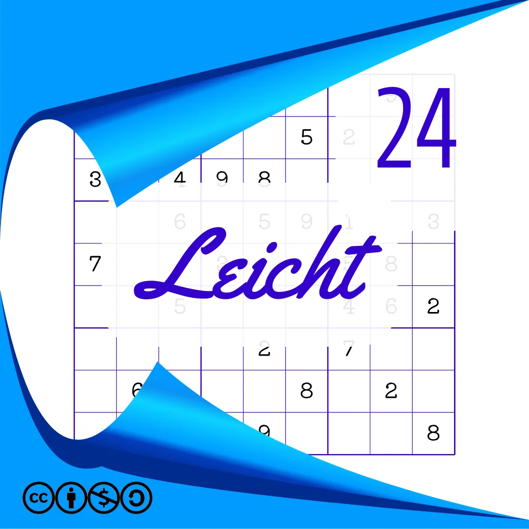 Sudoku Leicht Heft Nr. 24