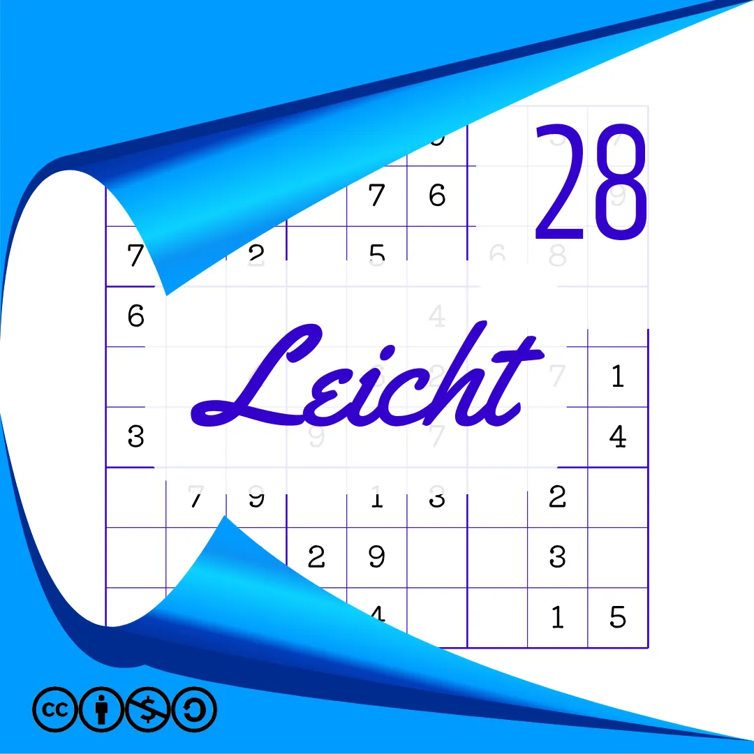 Sudoku Leicht Heft Nr. 28