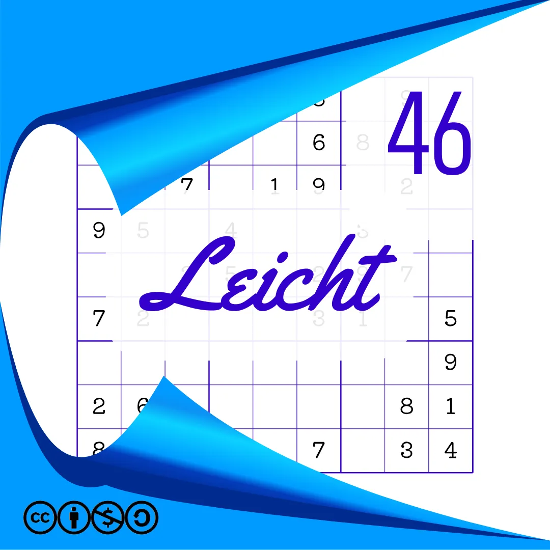 Sudoku Leicht Heft Nr. 46