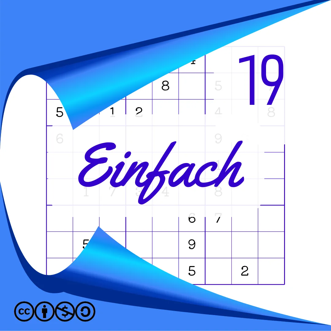 Sudoku Einfach Heft Nr. 19