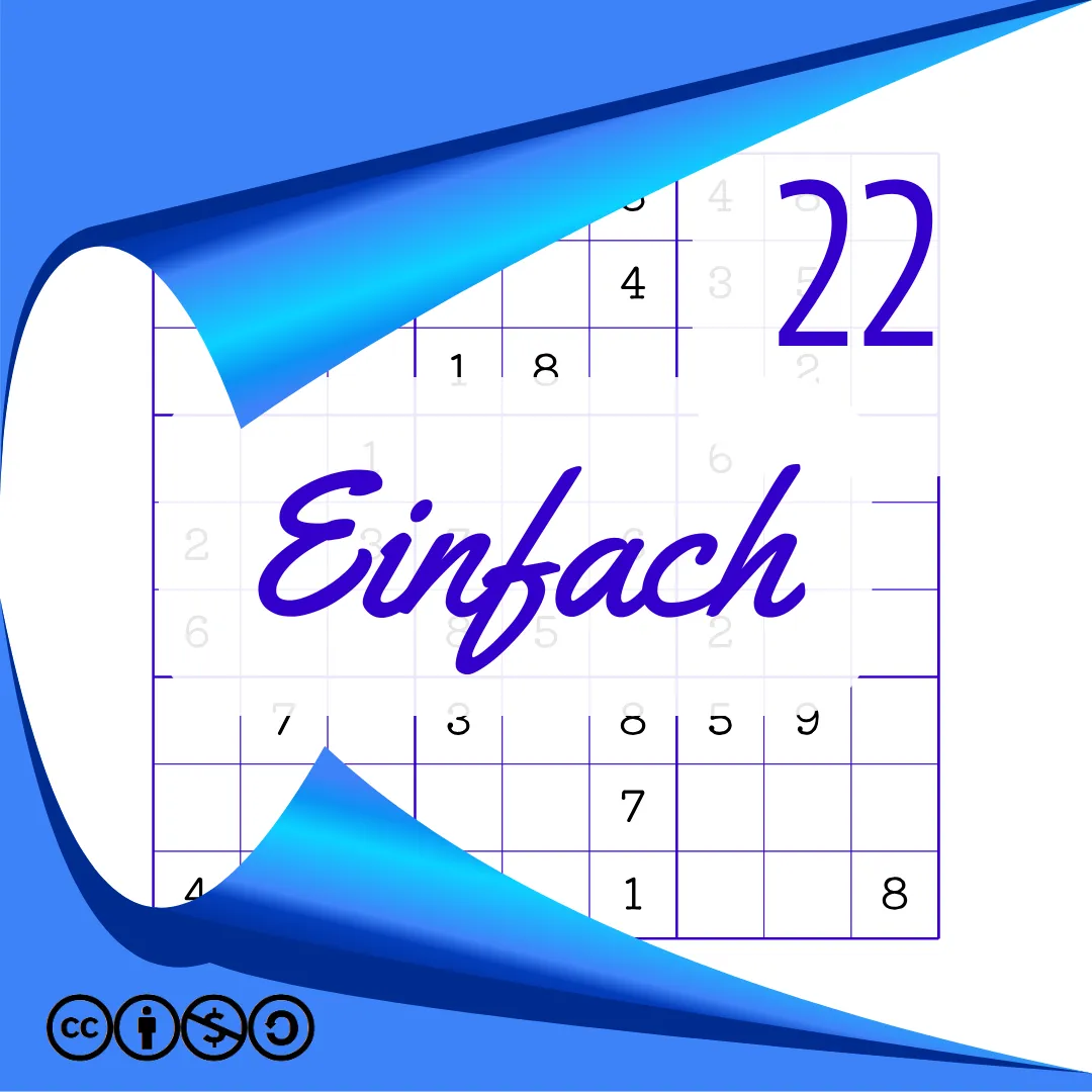 Sudoku Einfach Heft Nr. 22