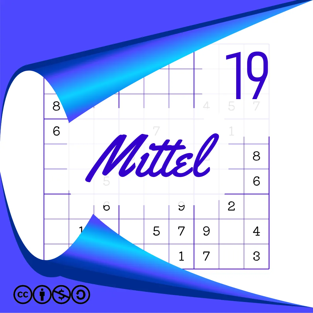 Sudoku Mittel Heft Nr. 19