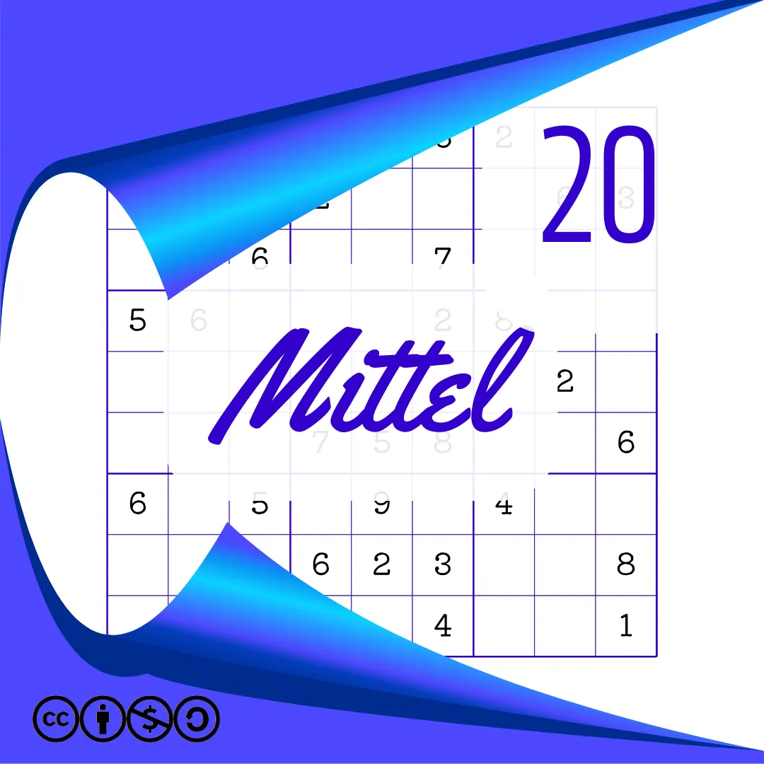 Sudoku Mittel Heft Nr. 20