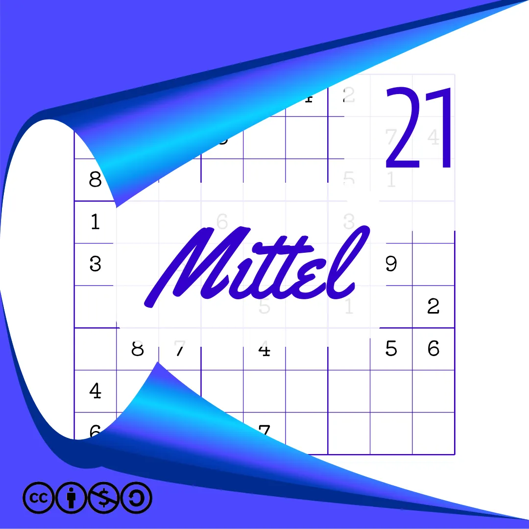 Sudoku Mittel Heft Nr. 21