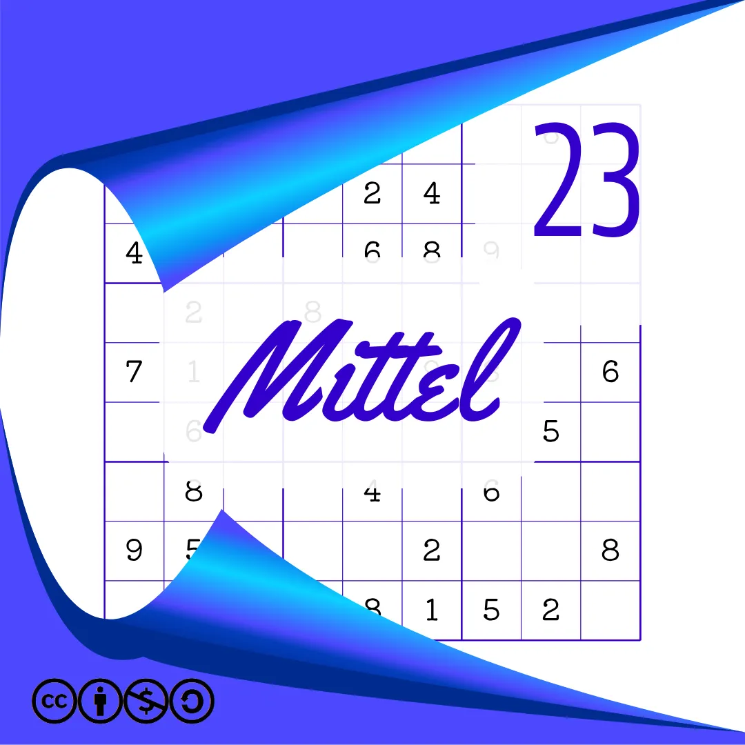 Sudoku Mittel Heft Nr. 23