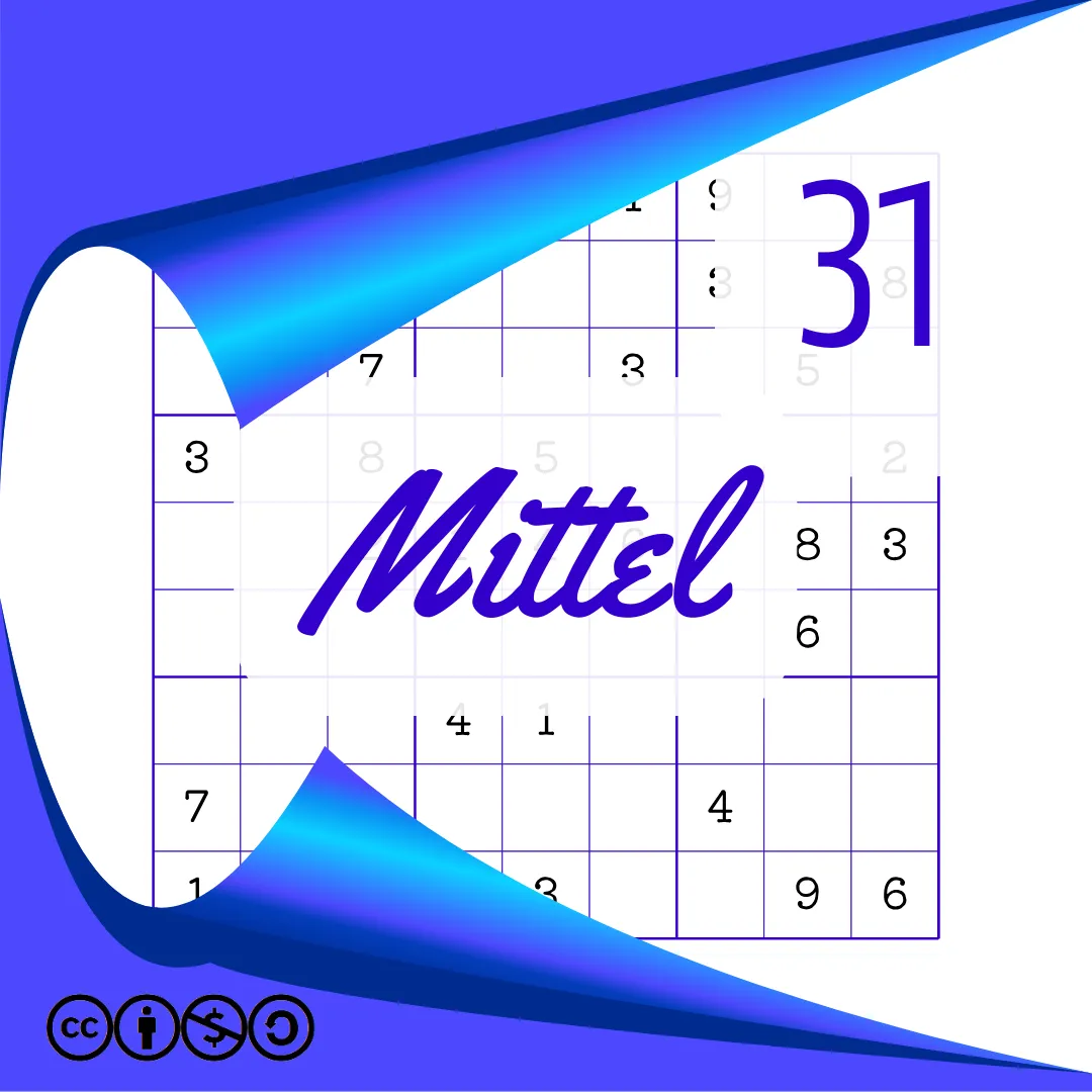 Sudoku Mittel Heft Nr. 31