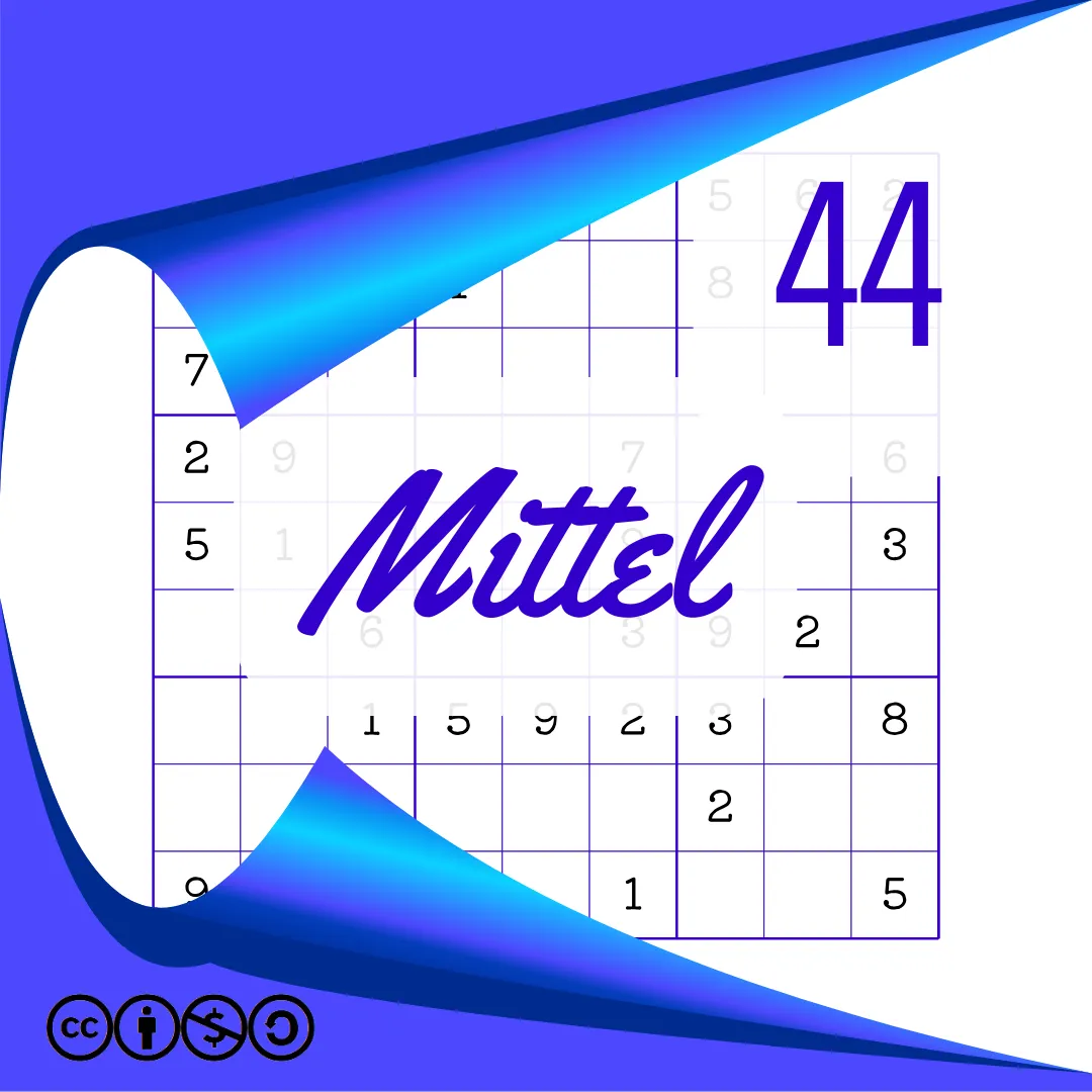 Sudoku Mittel Heft Nr. 44